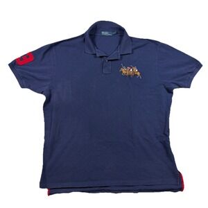 Men's Polo Ralph Lauren Short Sleeve Polo Shirt Triple Pony Size 2XL